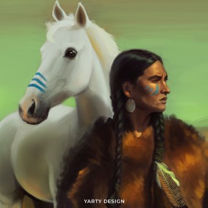 Dibujo Digital - Indio Americano