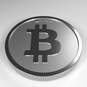 Una moneda de Bitcoin