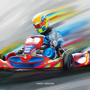 Pintura Digital Go Kart