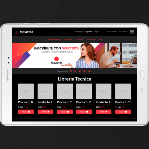 Asovictra.com versión para escritorio